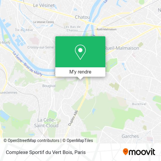 Complexe Sportif du Vert Bois plan
