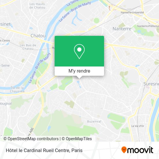 Hôtel le Cardinal Rueil Centre plan
