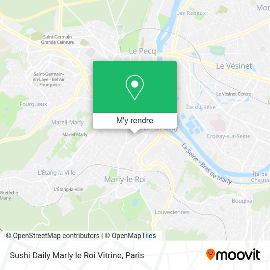 Sushi Daily Marly le Roi Vitrine plan