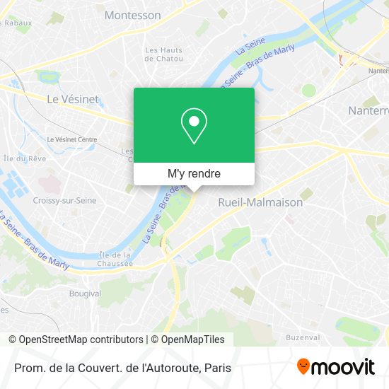 Prom. de la Couvert. de l'Autoroute plan