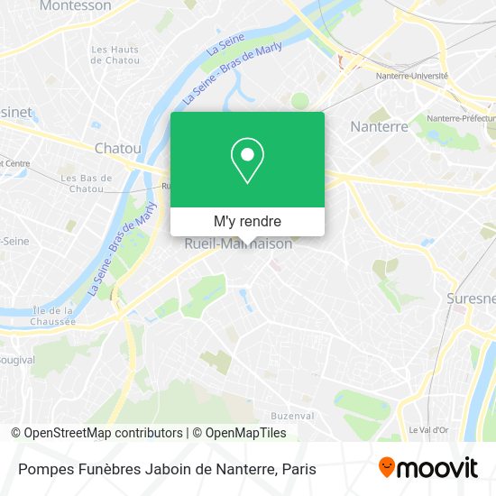 Pompes Funèbres Jaboin de Nanterre plan