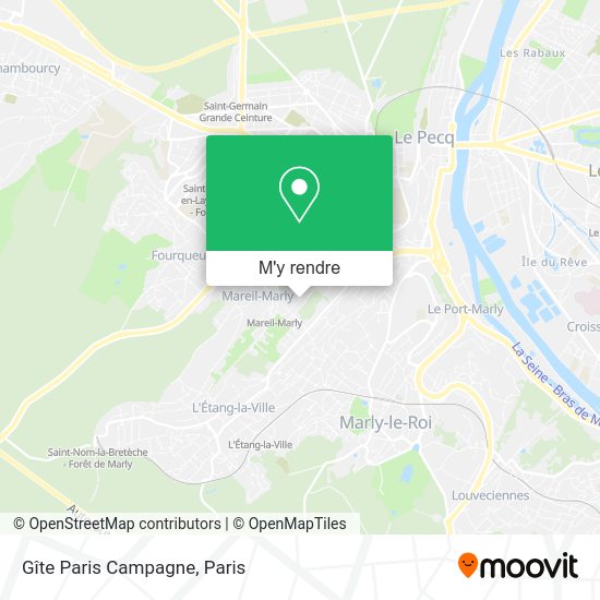 Gîte Paris Campagne plan