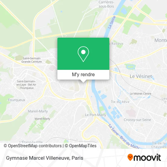 Gymnase Marcel Villeneuve plan
