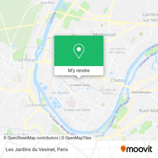Les Jardins du Vesinet plan