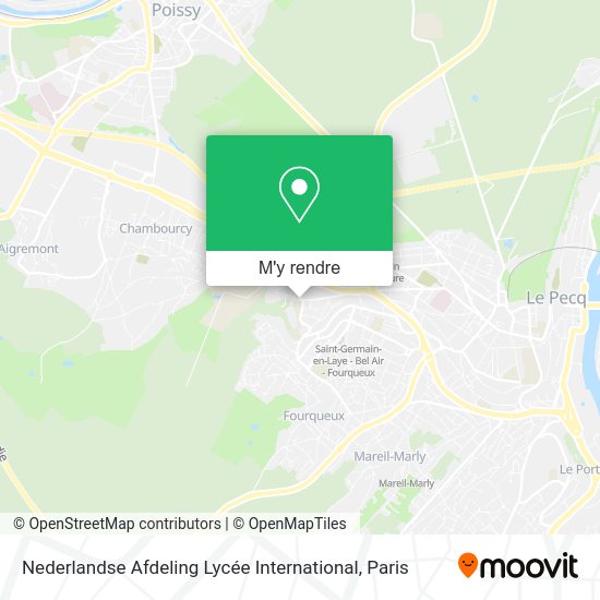 Nederlandse Afdeling Lycée International plan