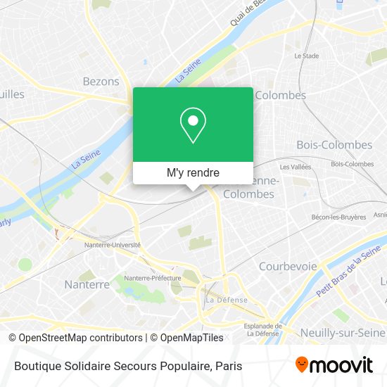 Boutique Solidaire Secours Populaire plan