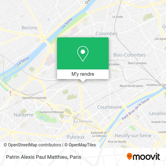 Patrin Alexis Paul Matthieu plan
