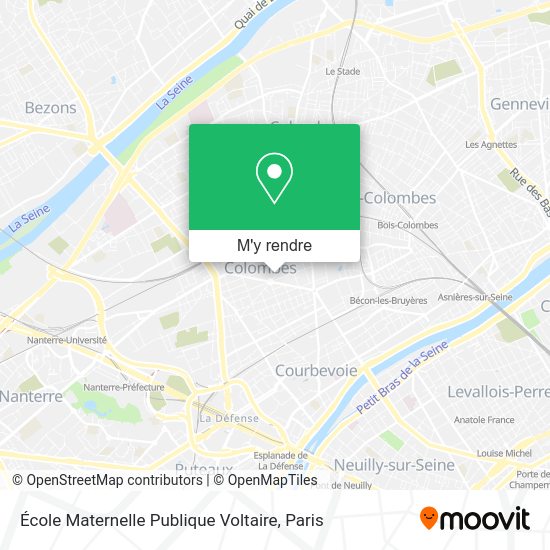 École Maternelle Publique Voltaire plan