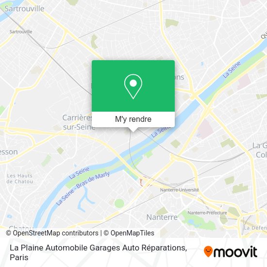 La Plaine Automobile Garages Auto Réparations plan