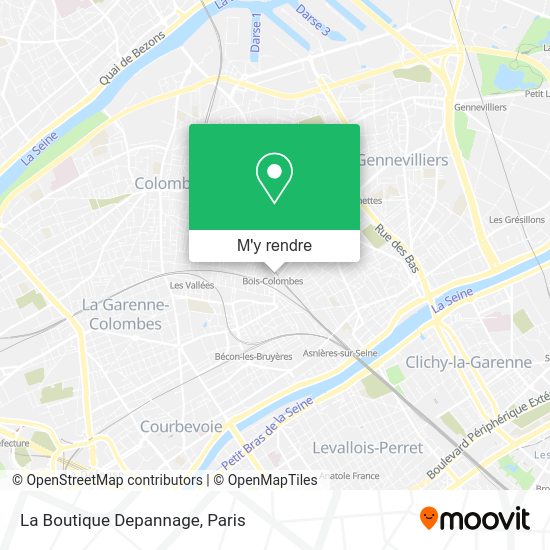 La Boutique Depannage plan
