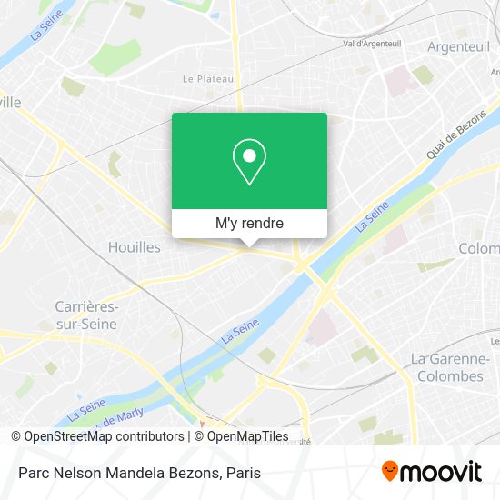Parc Nelson Mandela Bezons plan