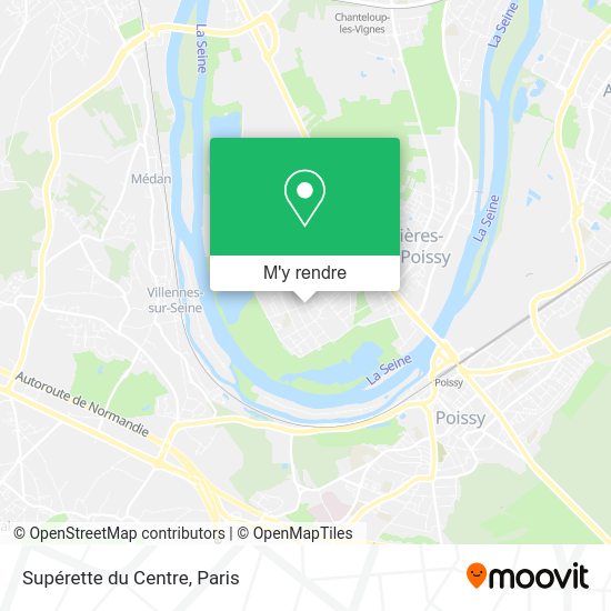 Supérette du Centre plan
