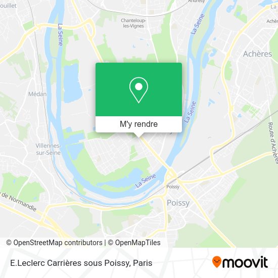 E.Leclerc Carrières sous Poissy plan