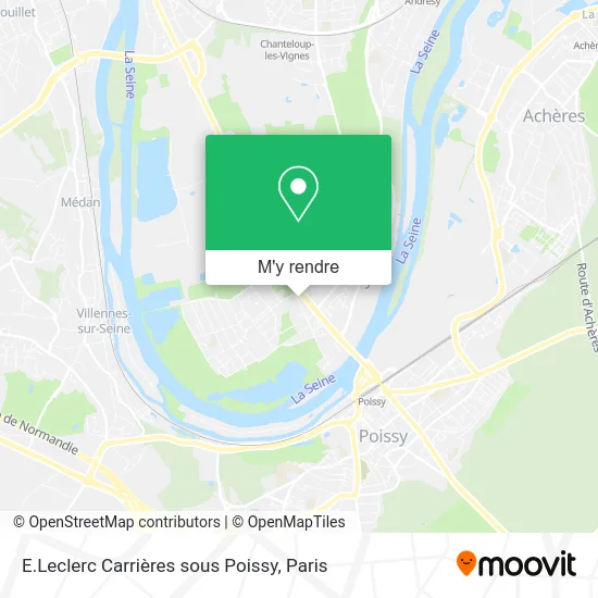 E.Leclerc Carrières sous Poissy plan