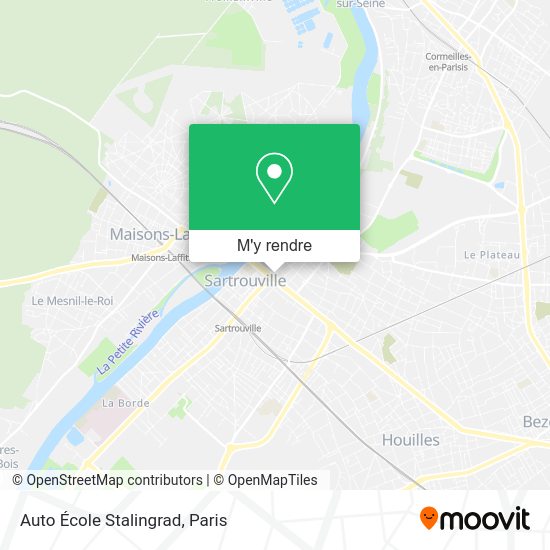 Auto École Stalingrad plan