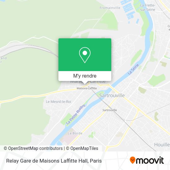 Relay Gare de Maisons Laffitte Hall plan