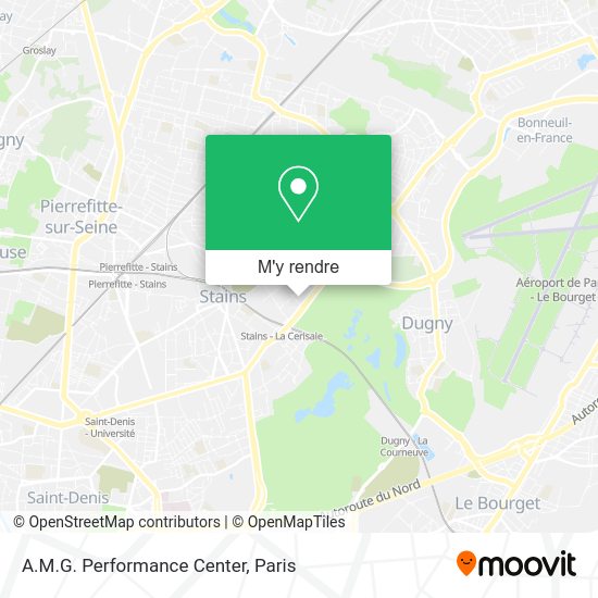 A.M.G. Performance Center plan