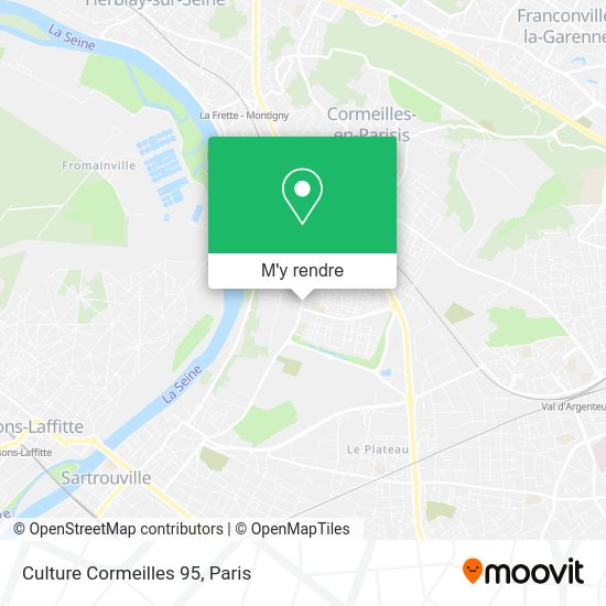 Culture Cormeilles 95 plan