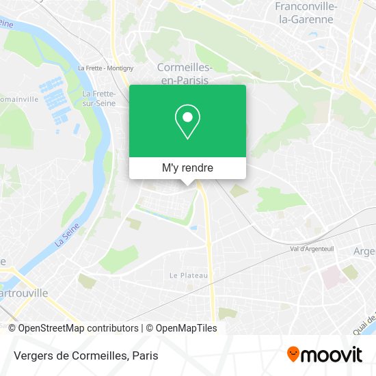 Vergers de Cormeilles plan