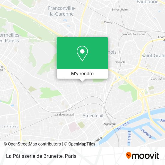 La Pâtisserie de Brunette plan