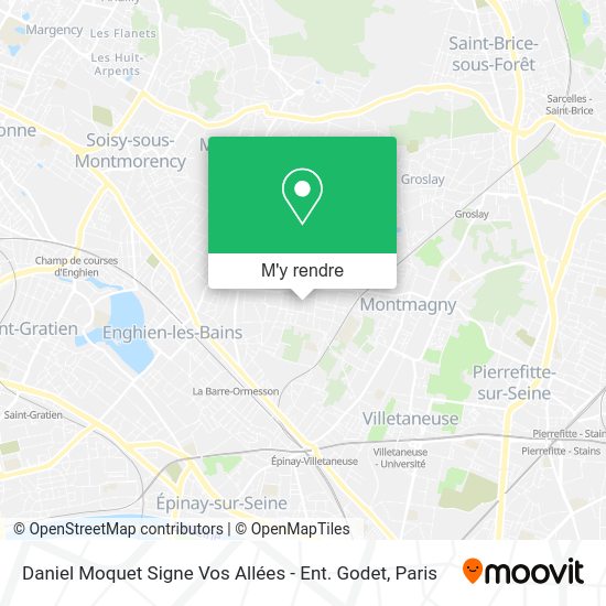 Daniel Moquet Signe Vos Allées - Ent. Godet plan