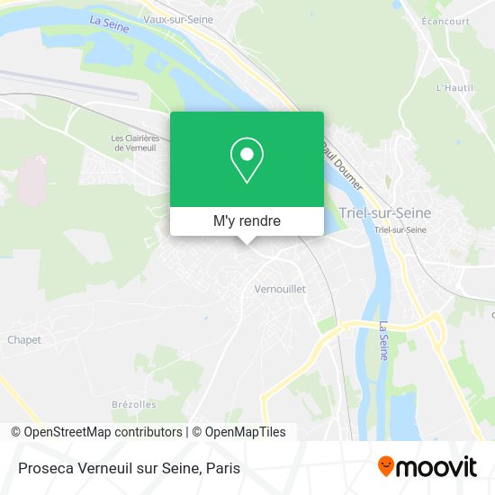 Proseca Verneuil sur Seine plan