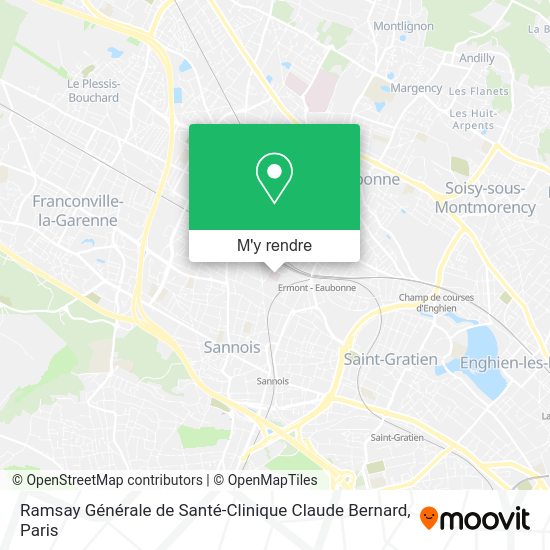 Ramsay Générale de Santé-Clinique Claude Bernard plan