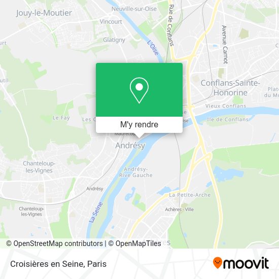 Croisières en Seine plan