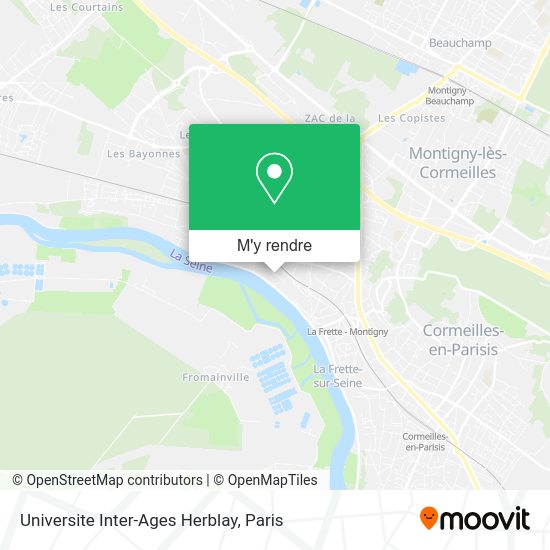 Universite Inter-Ages Herblay plan