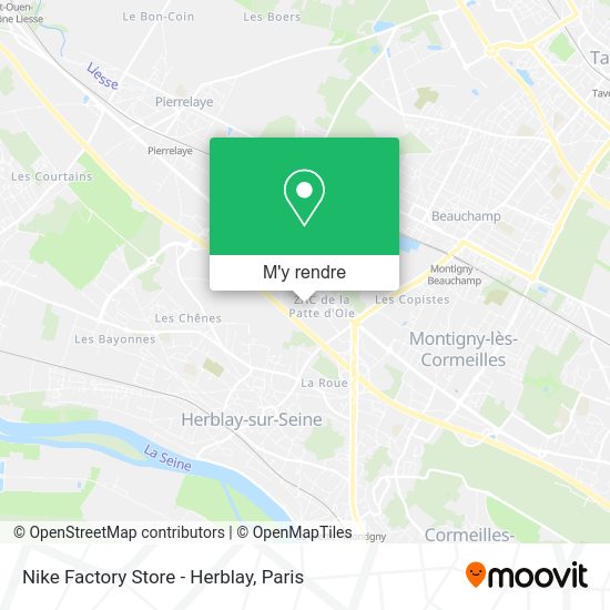 Nike Factory Store - Herblay plan