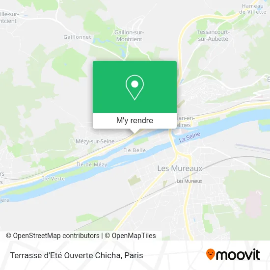 Terrasse d'Eté Ouverte Chicha plan