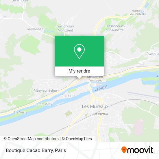 Boutique Cacao Barry plan