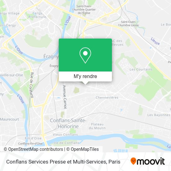 Conflans Services Presse et Multi-Services plan