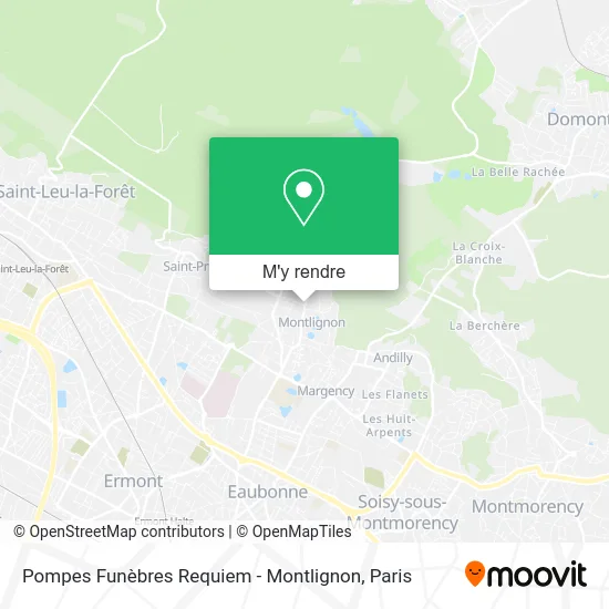 Pompes Funèbres Requiem - Montlignon plan