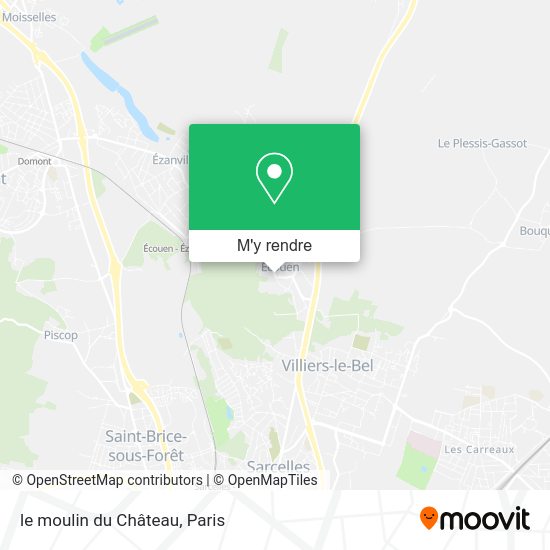 le moulin du Château plan
