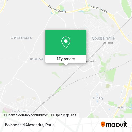 Boissons d'Alexandre plan
