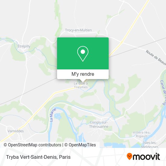 Tryba Vert-Saint-Denis plan