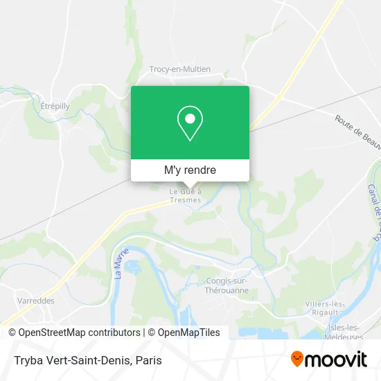 Tryba Vert-Saint-Denis plan