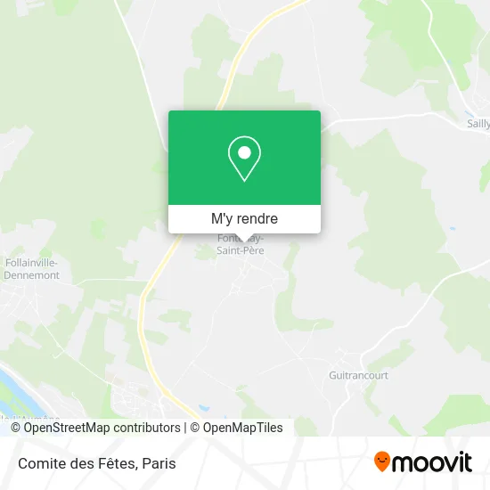 Comite des Fêtes plan