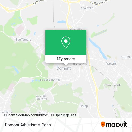 Domont Athlétisme plan