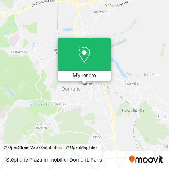 Stéphane Plaza Immobilier Domont plan
