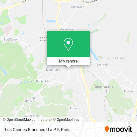 Les Cannes Blanches U a P F plan
