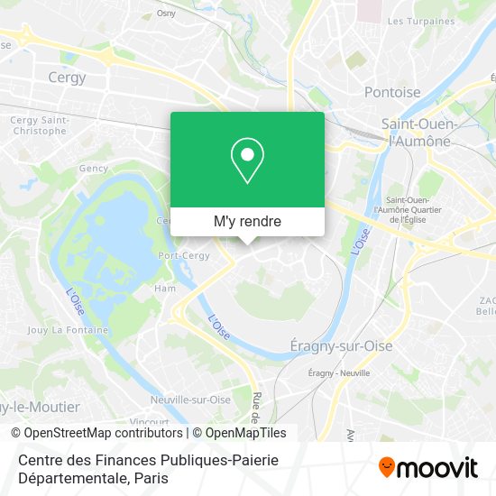 Centre des Finances Publiques-Paierie Départementale plan