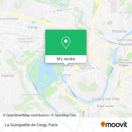 La Guinguette de Cergy plan