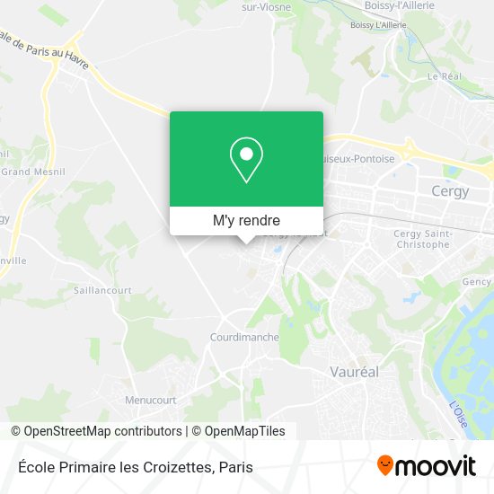 École Primaire les Croizettes plan