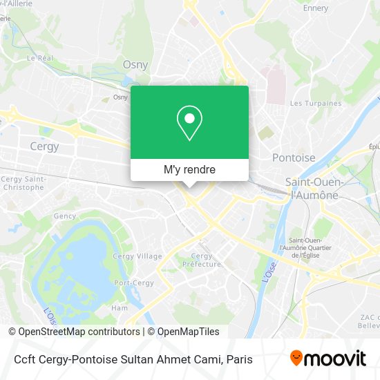 Ccft Cergy-Pontoise Sultan Ahmet Cami plan