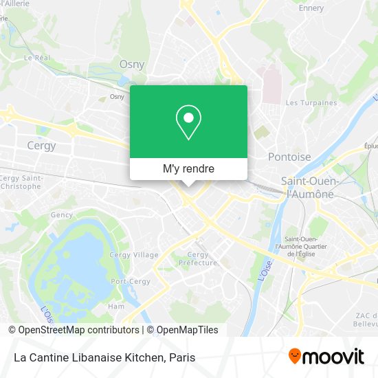 La Cantine Libanaise Kitchen plan