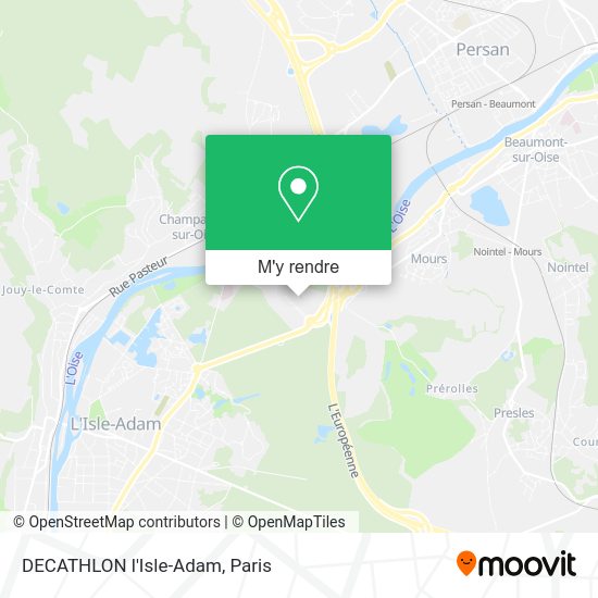 DECATHLON l'Isle-Adam plan