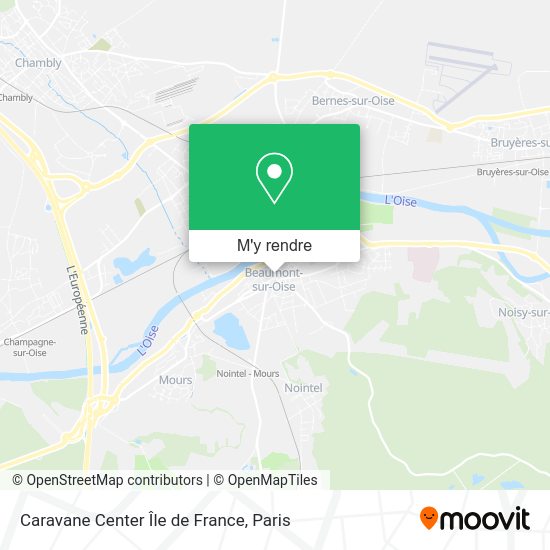 Caravane Center Île de France plan