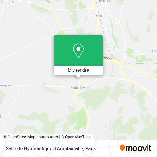 Salle de Gymnastique d'Amblainville plan